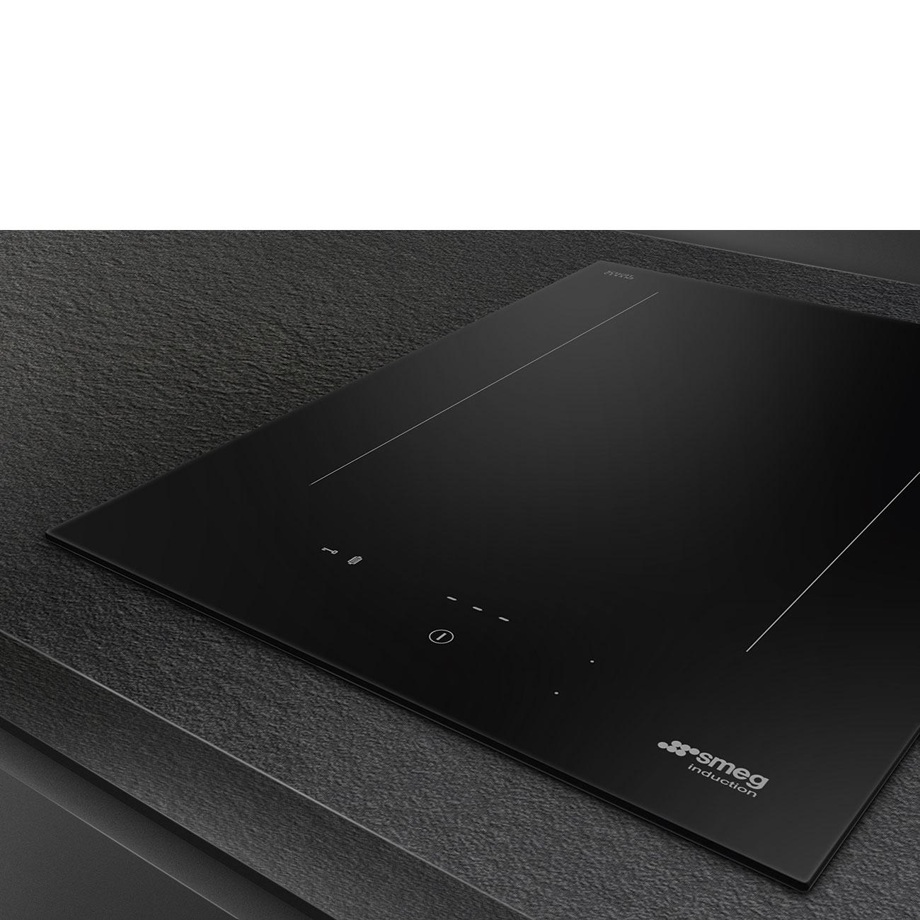 Smeg SIMU315D Cooktop Black Simu315D