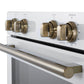 Forno FBOEL132430WHT Forno Vomero 30-Inch Double Wall Oven, White, 10 Cu.Ft Total Capacity, 7100W Convection, Mechanical Controls, Manuel Steam Clean