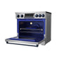 Thor Kitchen RSI36BLU 36 Inch Professional Induction Range With Tilt Panel Touch Control In Stainless Steel And Blue Gordon Ramsay Series