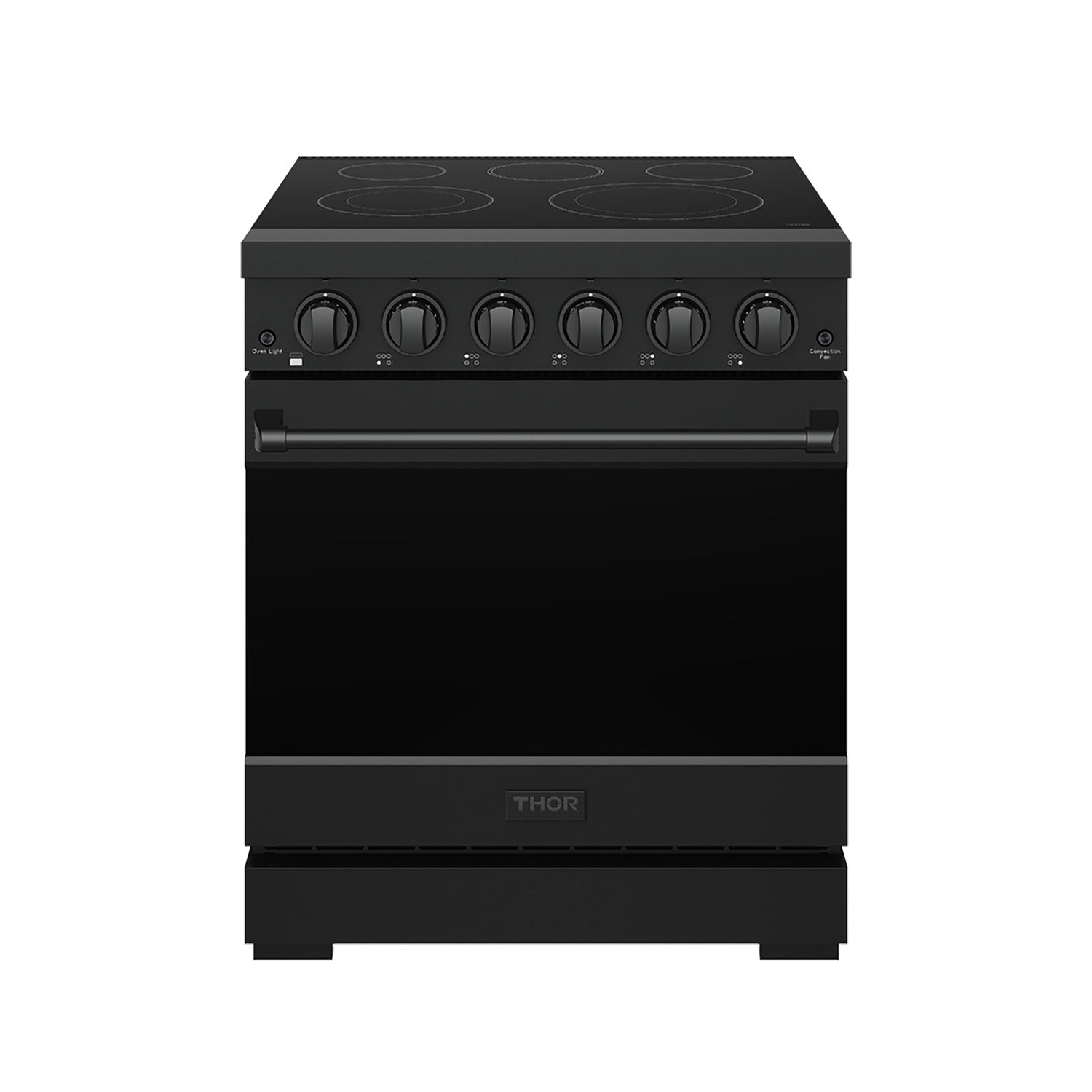 Thor Kitchen RSE30PB 30 Inch Professional Electric Range With Precision Knob Control In Black Gordon Ramsay Series