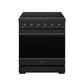 Thor Kitchen RSE30PB 30 Inch Professional Electric Range With Precision Knob Control In Black Gordon Ramsay Series