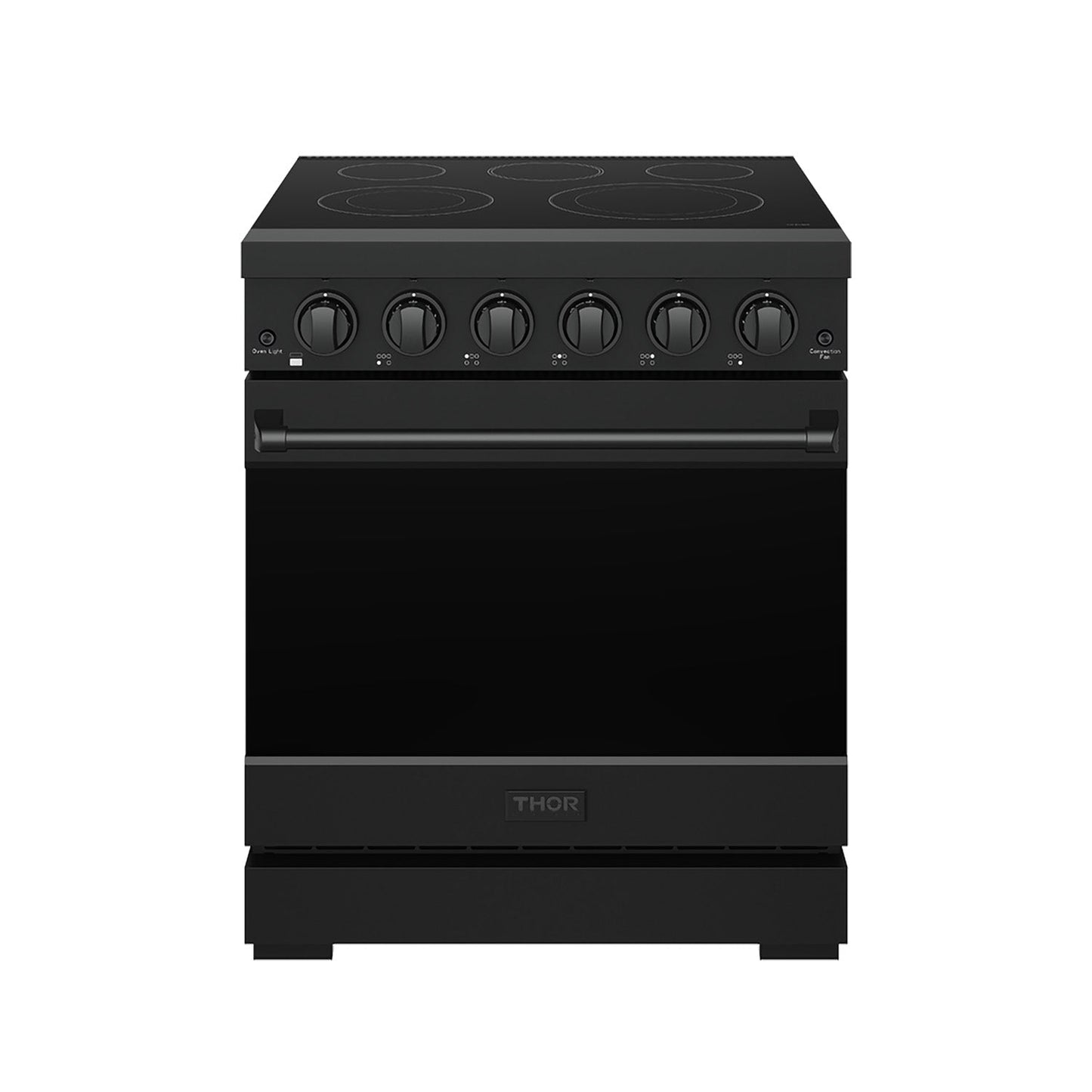 Thor Kitchen RSE30PB 30 Inch Professional Electric Range With Precision Knob Control In Black Gordon Ramsay Series
