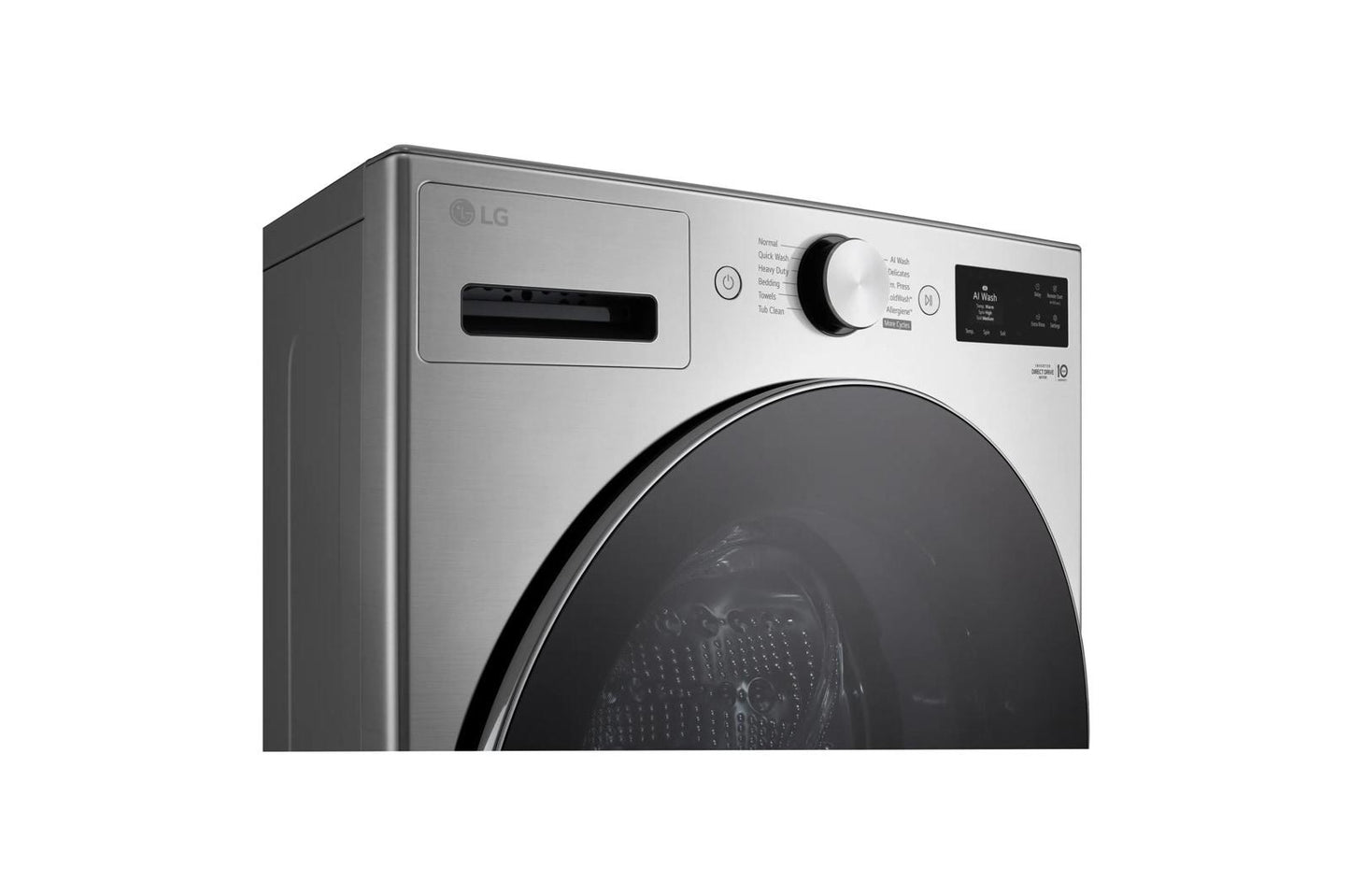 Lg WM5800HVA 5.0 Cu. Ft. Mega Capacity Smart Front Load Washer With Turbowash® 360(Degree), Built-In Intelligence And Hybrid Electronic Controls With Lcd Display