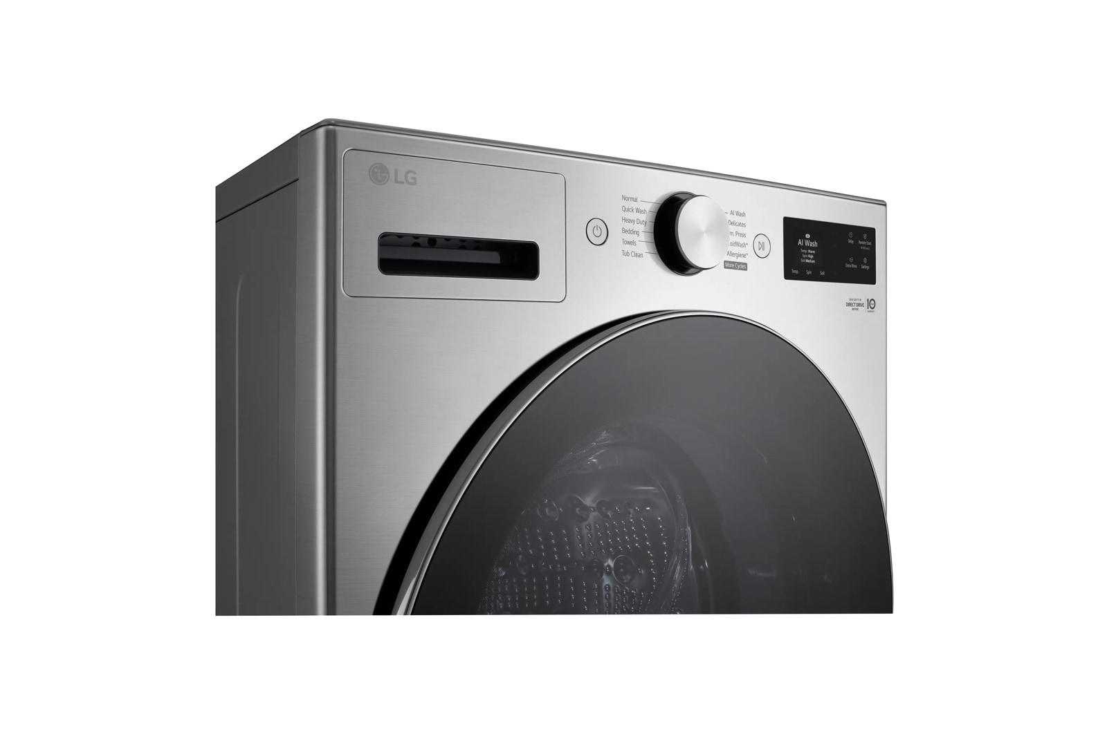 Lg WM5800HVA 5.0 Cu. Ft. Mega Capacity Smart Front Load Washer With Turbowash® 360(Degree), Built-In Intelligence And Hybrid Electronic Controls With Lcd Display