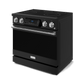Thor Kitchen RSE36BSS 36 Inch Professional Electric Range With Tilt Panel Touch Control In Black/Stainless Steel Gordon Ramsay Series - Rse36B-Ss