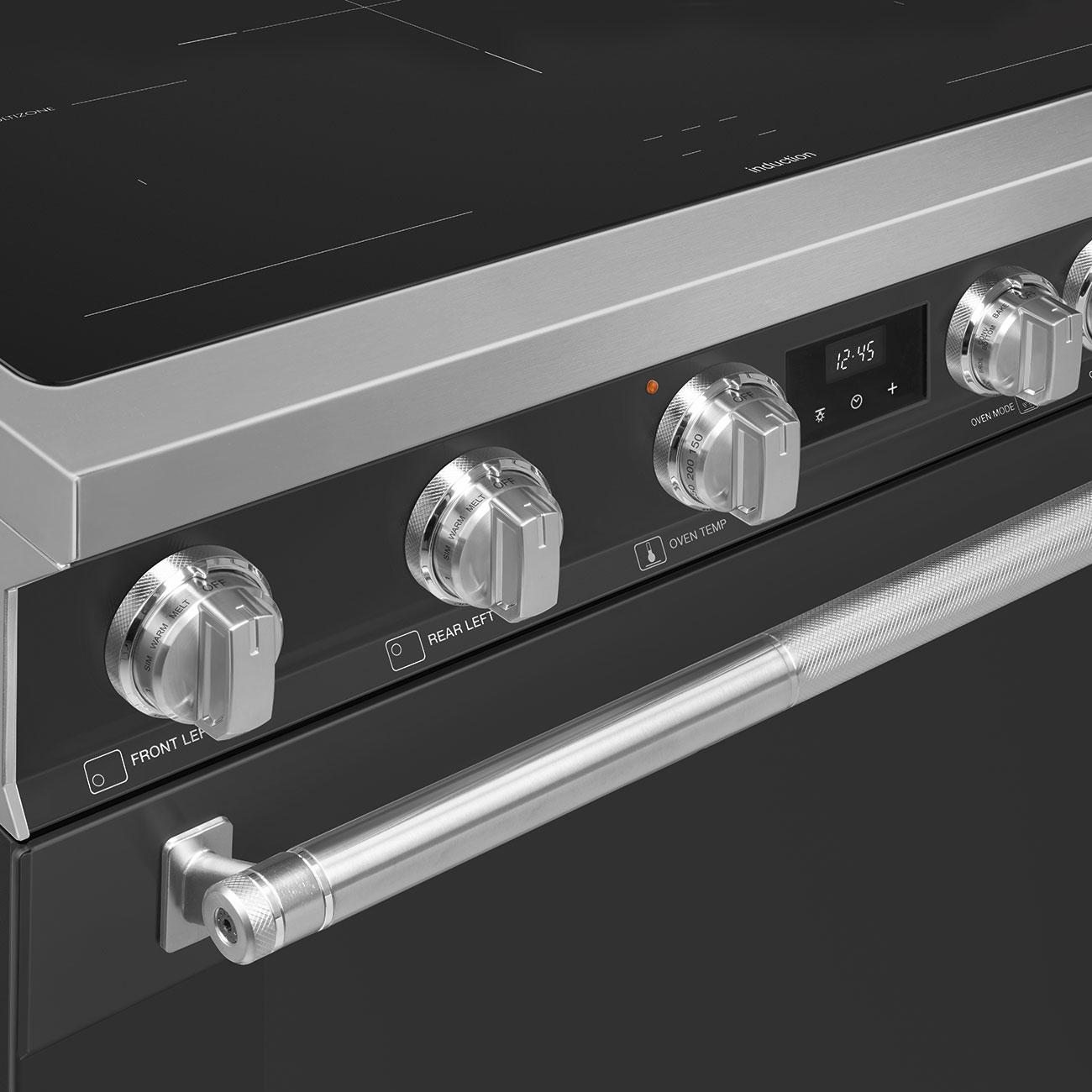 Smeg SPR36UIMAN Range Matt Black Spr36Uiman