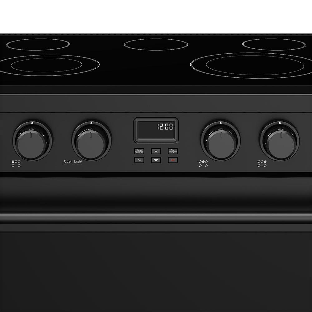 Thor Kitchen ARE36B 36 Inch Electric Range In Black - Contemporary Professional