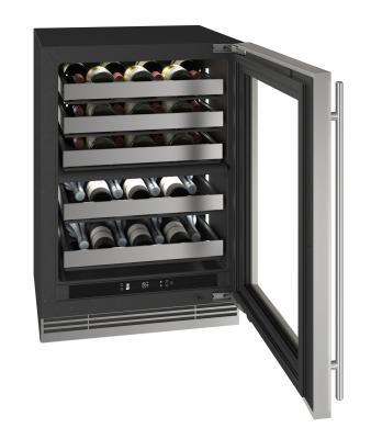 U-Line URWD324SG01A Urwd324 24" Dual-Zone Wine Refrigerator With Stainless Frame Finish (115 V/60 Hz)