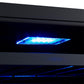 Forno FWCDR663424S Forno Bacchino 24 Inch Wine Cooler, Stainless Steel, With Led Lighting, Triple Glass Door, 51 Bottle Capacity, Built-In Or Freestanding
