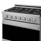 Thor Kitchen RSG36PLP 36 Inch Professional Liquid Propane Range With Precision Knob Control In Stainless Steel Gordon Ramsay Series