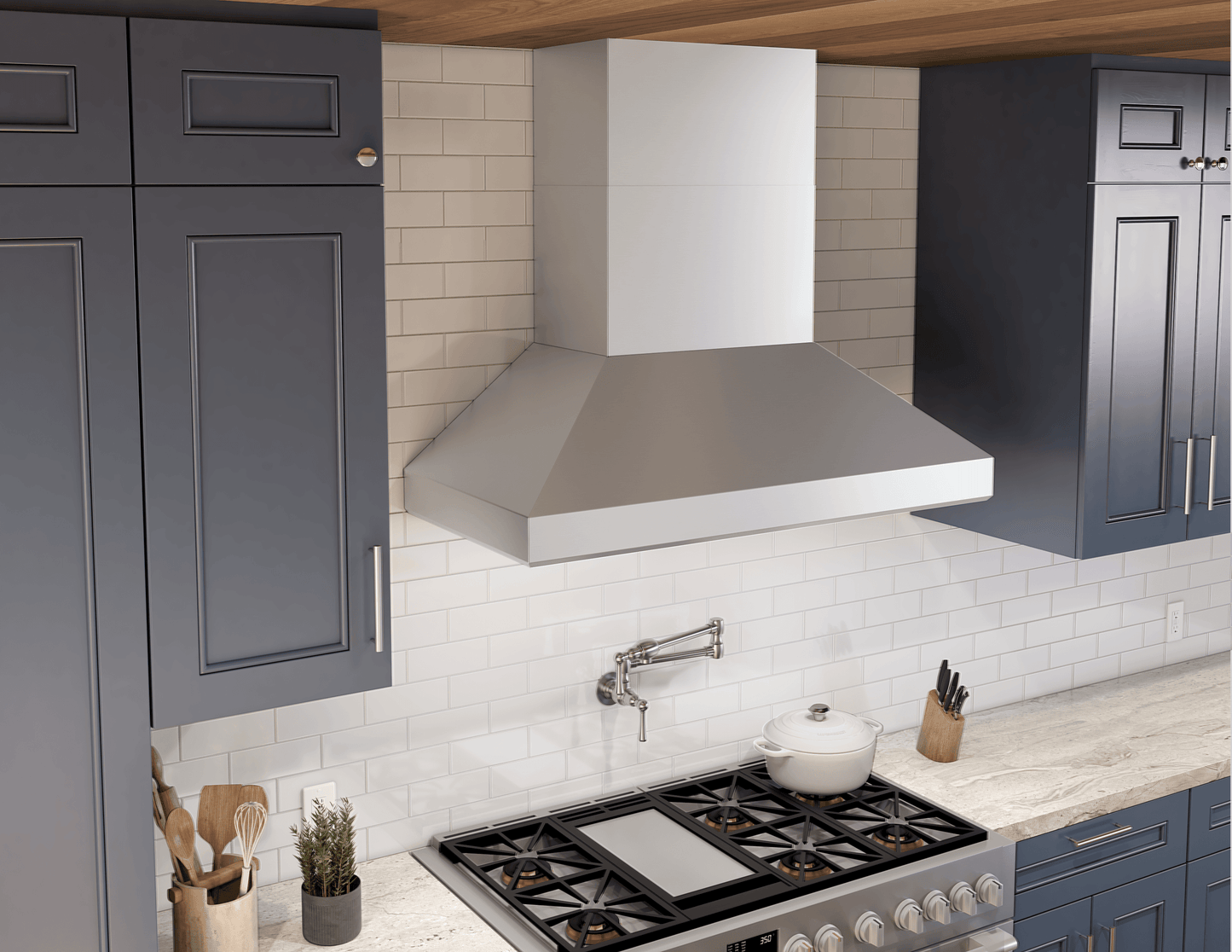 Zephyr AK7648CS Titan Wall, 48In, Ss, Truhue