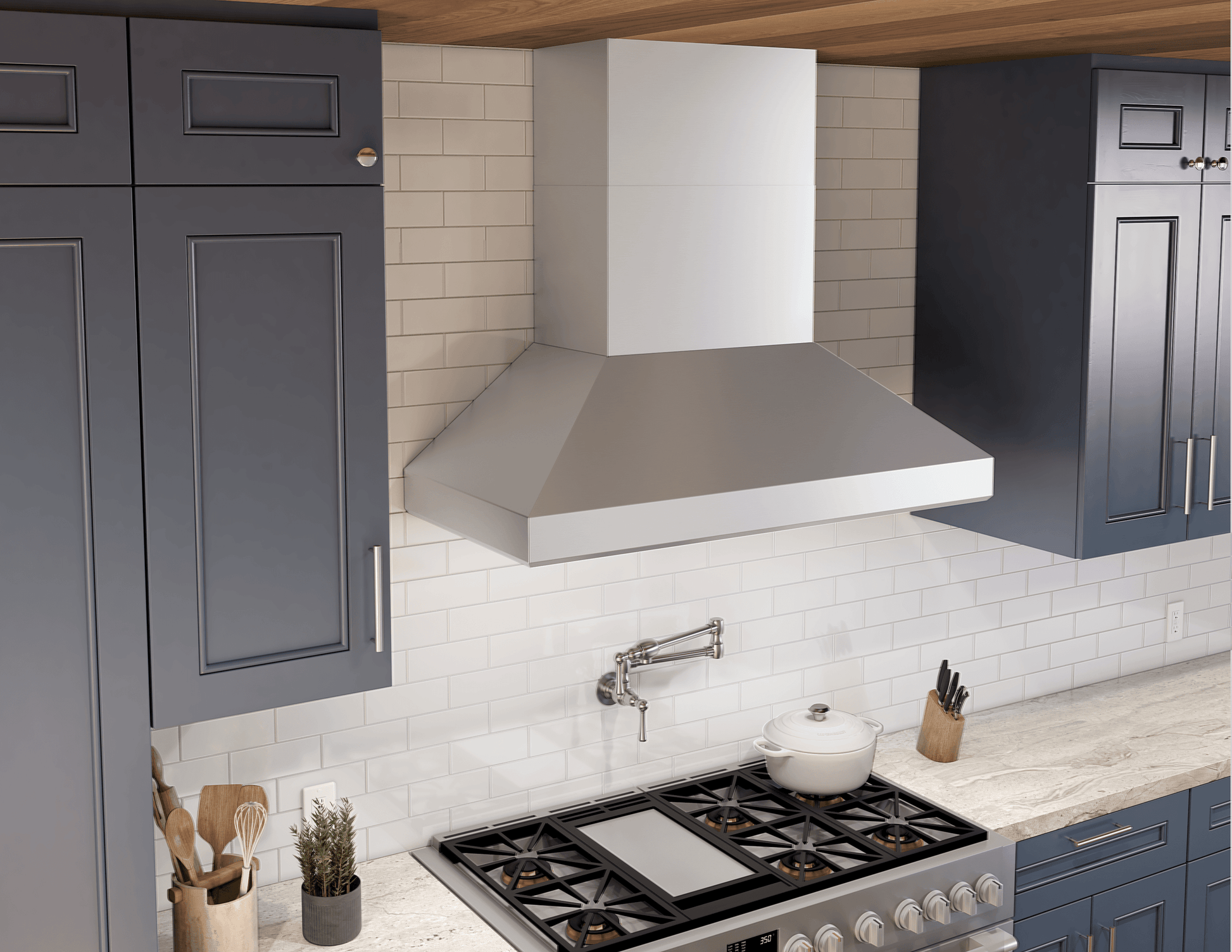 Zephyr AK7660CS Titan Wall, 60In, Ss, Truhue