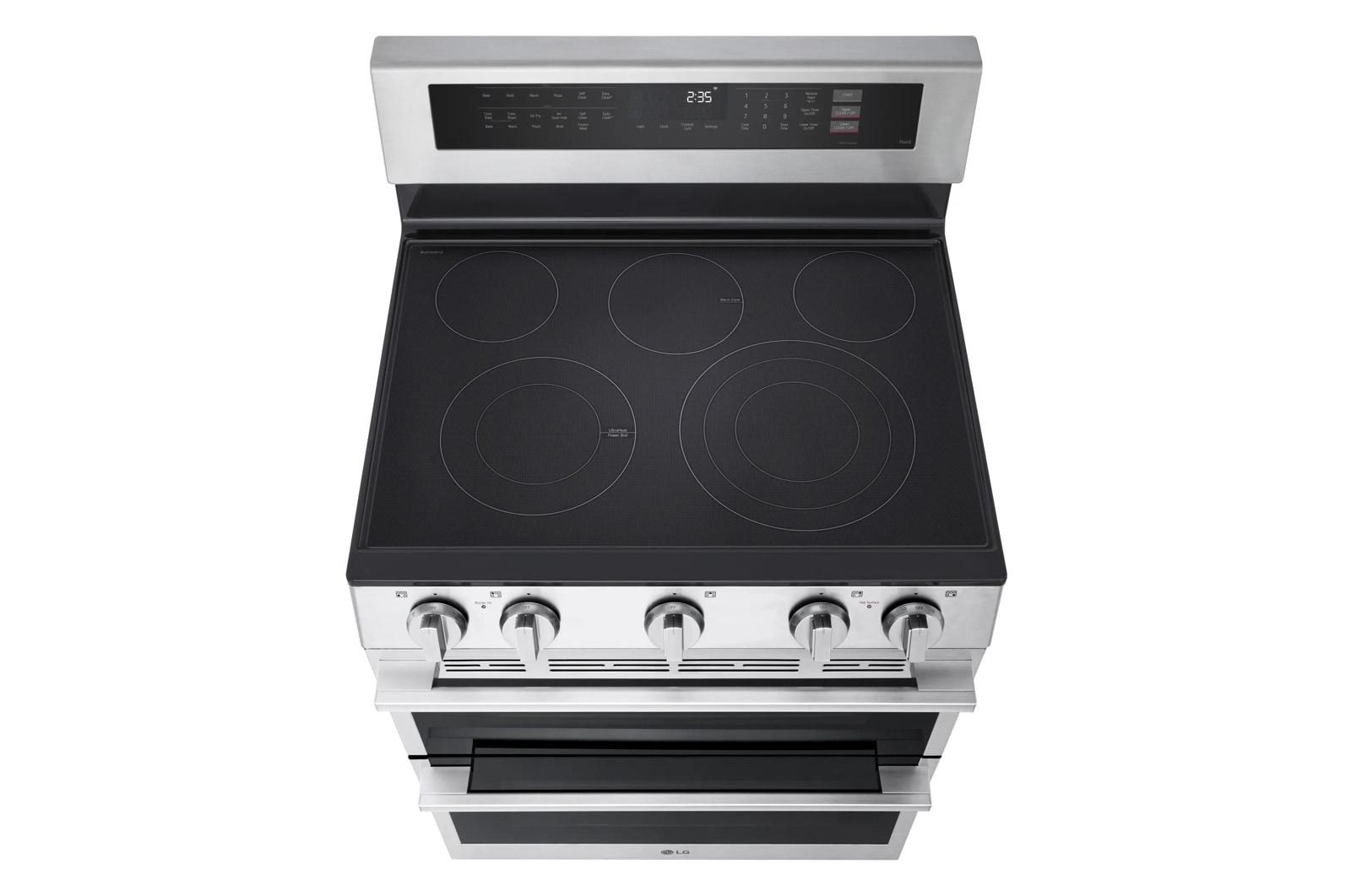 Lg LDEL7324YE 7.3 Cu. Ft. Smart Electric Double Oven Freestanding Range With Probake Convection®, Air Fry & Air Sous Vide