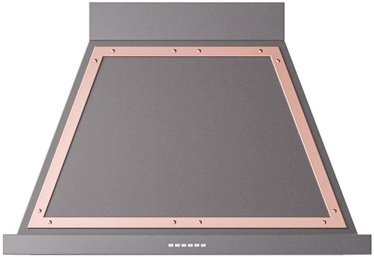 Ilve UANB36MGP Nostalgie 36 Inch Matte Graphite Wall Mount Range Hood