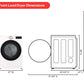 Lg DLEX5800A 7.4 Cu. Ft. Ultra Large Capacity Smart Front Load Electric Dryer With Turbosteam®, Ai Sensing And Hybrid Electronic Controls With Lcd Display