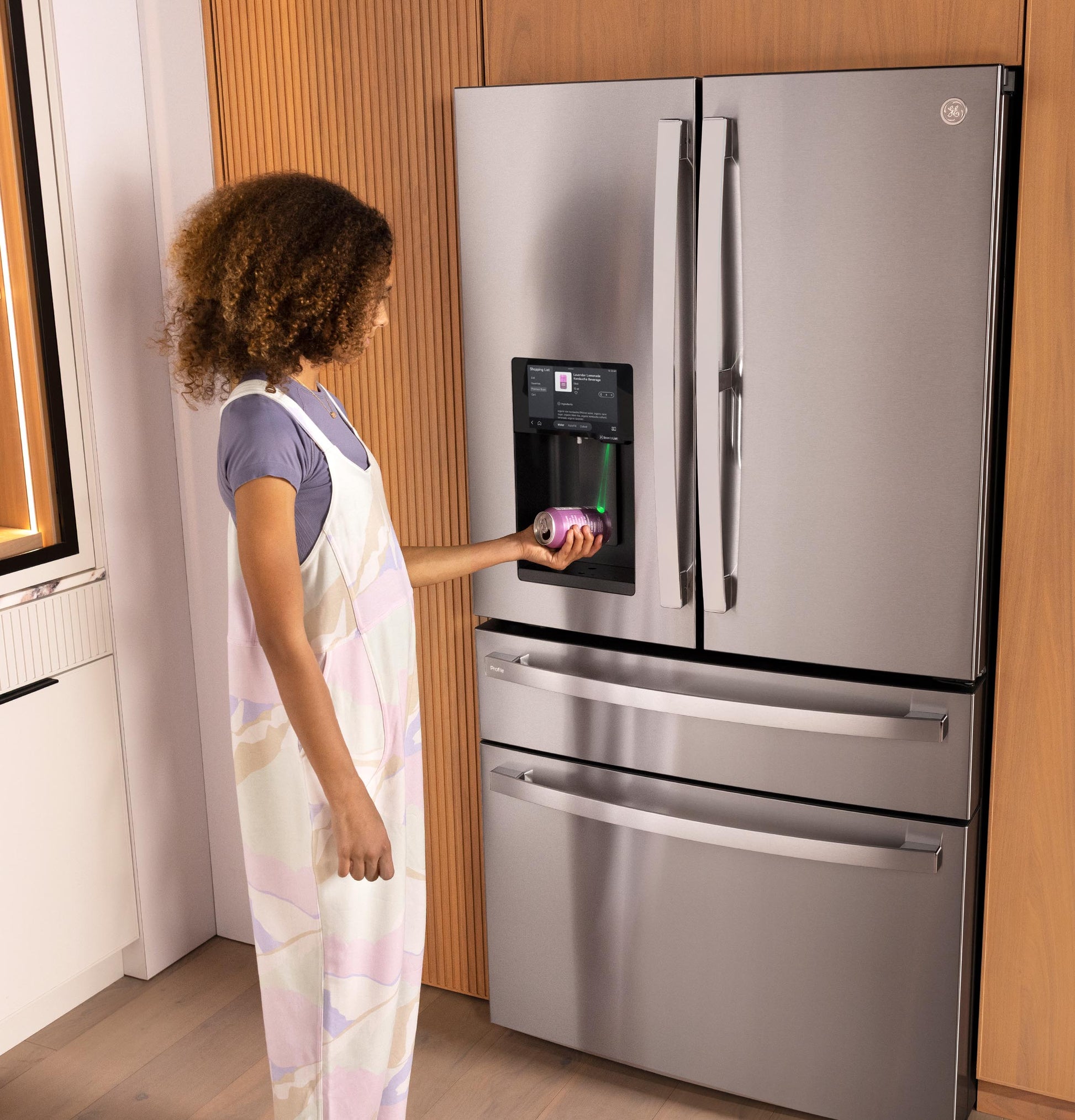 Ge Appliances PVD28HYYFS Ge Profile™ Energy Star® 27.9 Cu. Ft. Smart 4-Door French-Door Refrigerator With Kitchen Assistant™