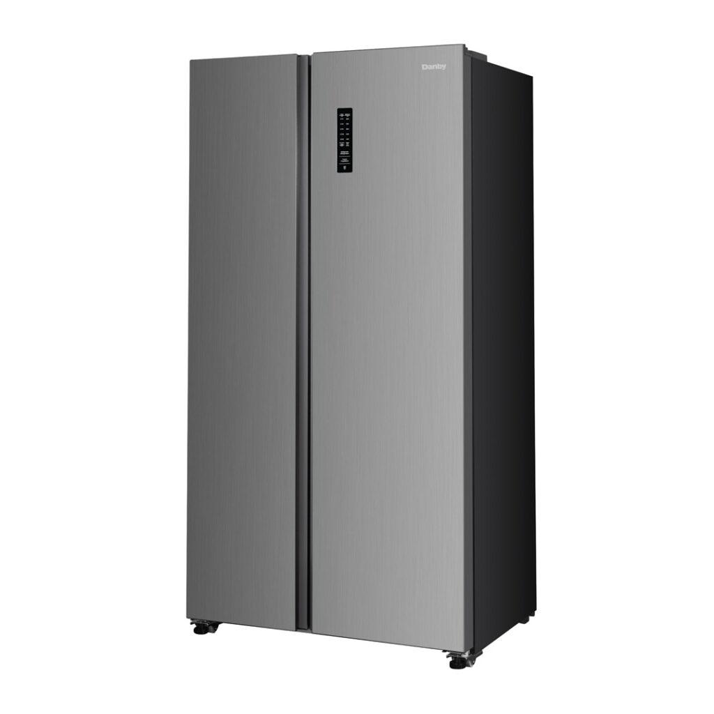 Danby DFF212B1SLDB Danby 21.2 Cu. Ft. Side-By-Side Refrigerator In Stainless Steel Look