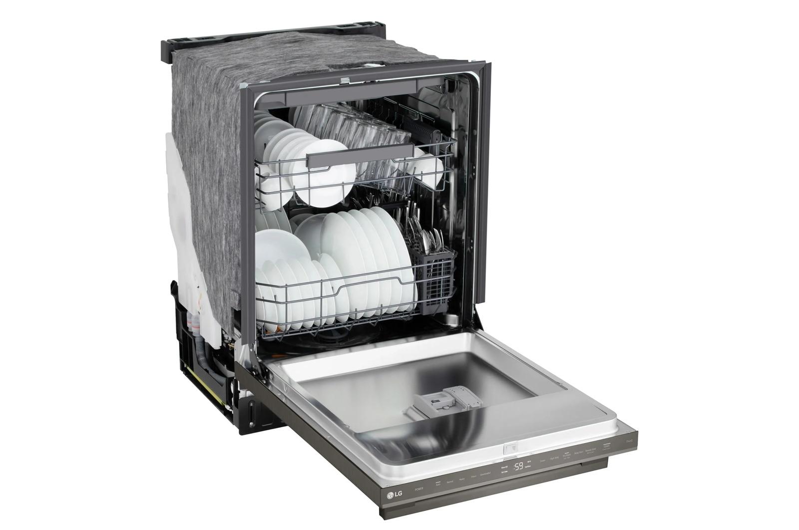 Lg LDNTM545D Smart Flushfit™ Top Control Dishwasher With 1-Hour Wash & Dry, Quadwash® Pro, And Dynamic Heat Dry™ W/Autovent Dry™