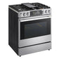 Lg LSGU6339X Lg Signature 6.3 Cu. Ft. Smart Gas Slide-In Range With Dynamic Probake Convection®, Air Fry, Air Sous Vide, Pizza Mode And Ai Gourmet Camera