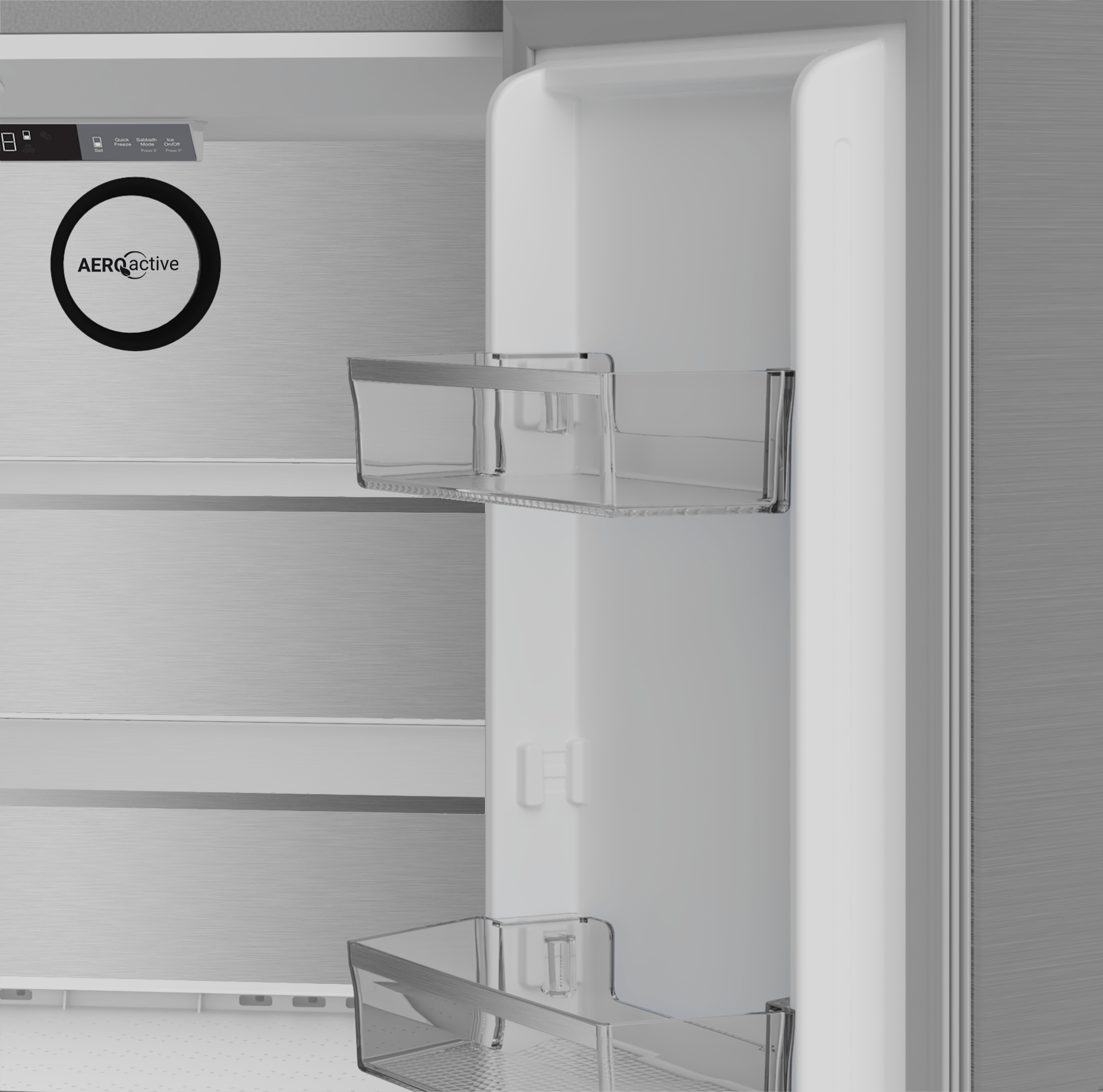 Blomberg Appliances BRFD21622SS 30" Counter-Depth French Door Refrigerator With Ice Maker