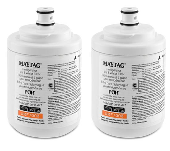 Jennair UKF7003P Refrigerator Water Filter (2 Pack)