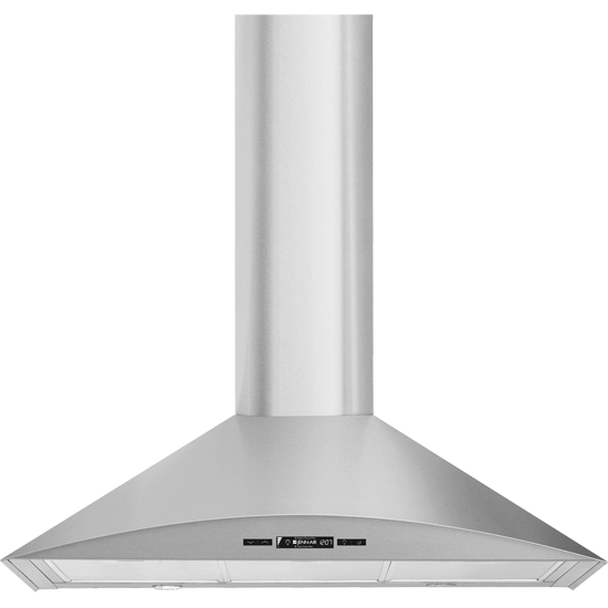 Jennair JXW8836WS Euro-Style Curved Wall-Mount Canopy Hood, 36