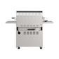 Thor Kitchen TPG3601 36 Inch 4 Burners Built In Gas Grill On Cart With Sear/Rear Infrared Burner & Rotisserie Natural Gas