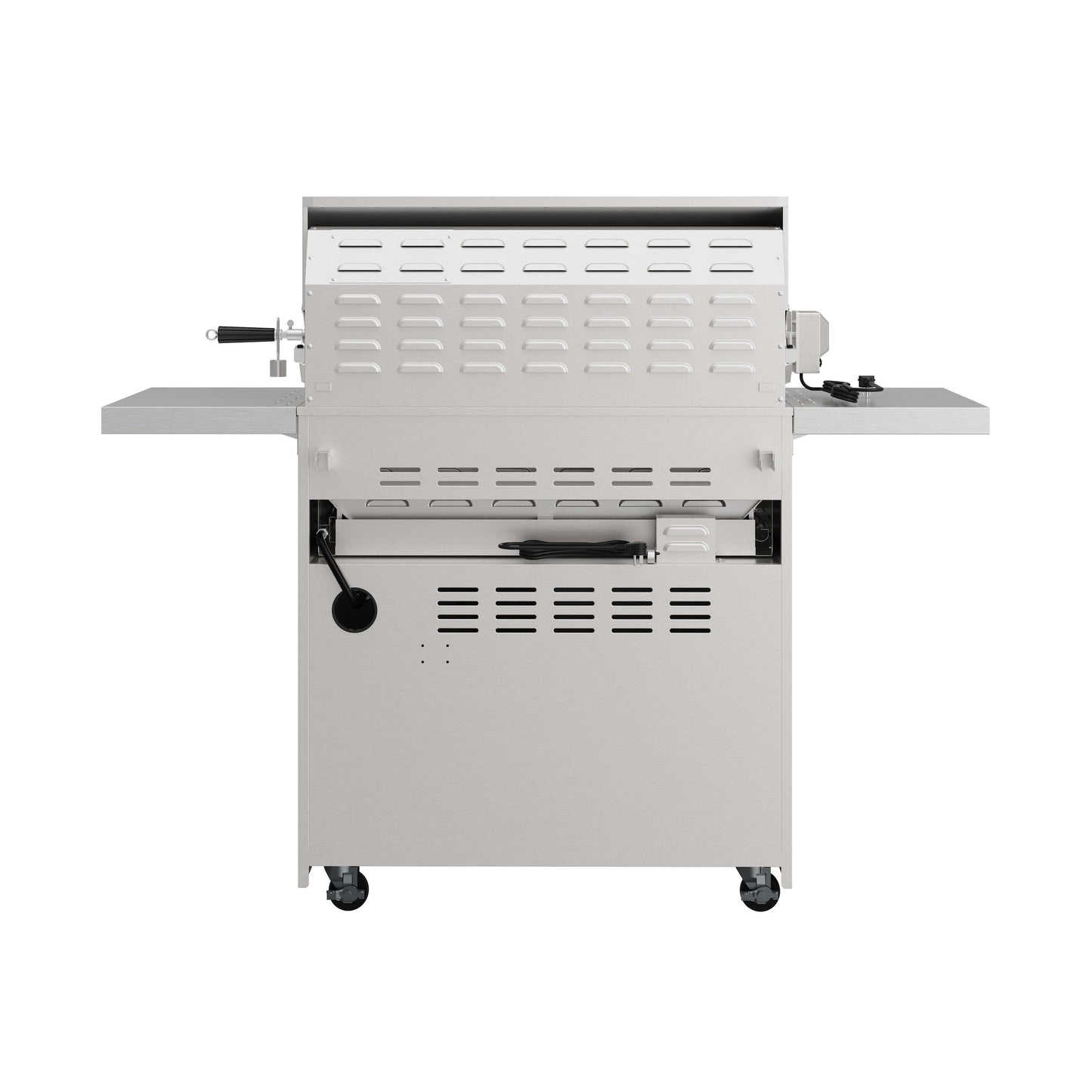 Thor Kitchen TPG3601 36 Inch 4 Burners Built In Gas Grill On Cart With Sear/Rear Infrared Burner & Rotisserie Natural Gas