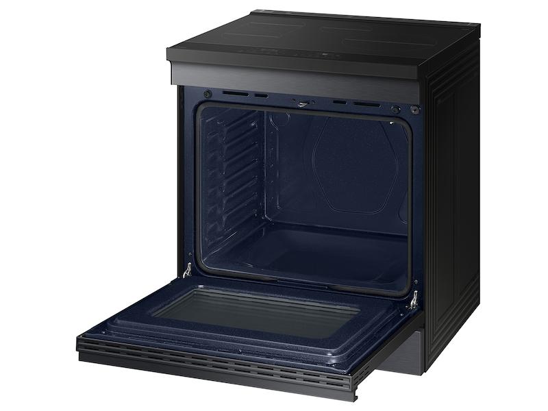 Samsung NSI6DG9100MT Bespoke 6.3 Cu. Ft. Smart Slide-In Induction Range With Anti-Scratch Glass Cooktop In Matte Black Steel