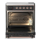 Ilve UMIB30QNR3MGP Ilve Umib30Qnr3Mgp Majestic Iii 30 Inch Induction Range With 4 Elements, 4 Cu. Ft. Oven Capacity (Solid Door, Graphite Matte, Copper)