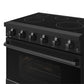 Thor Kitchen RSE36PB 36 Inch Professional Electric Range In Black Gordon Ramsay Series