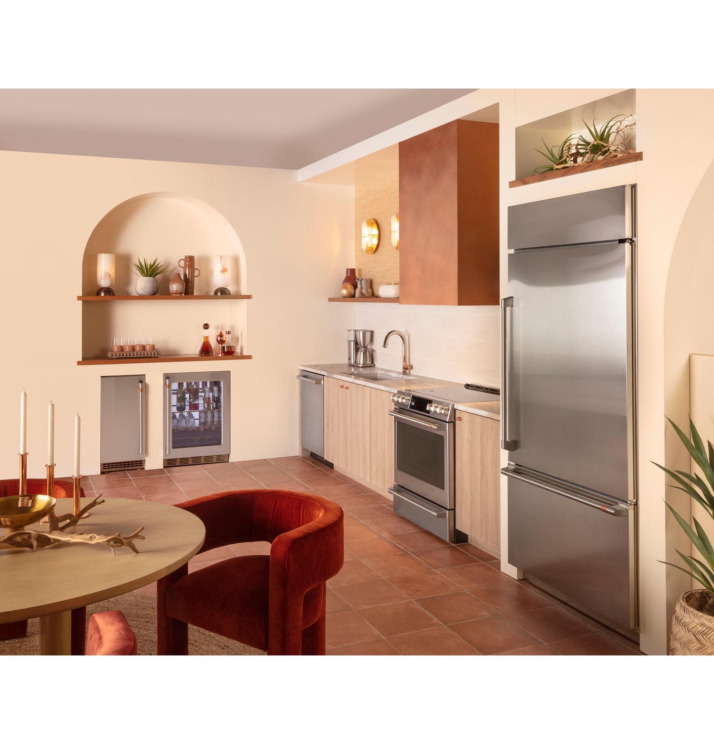 Cafe UVC9300SLSS 30" Smart Designer Custom Insert W/ Dimmable Led Lighting