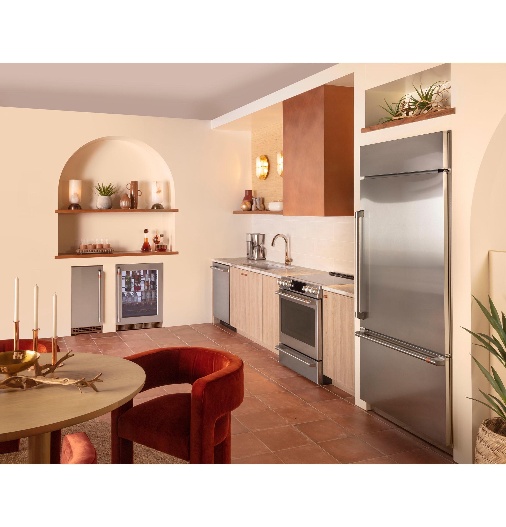 Cafe UVC9300SLSS 30" Smart Designer Custom Insert W/ Dimmable Led Lighting