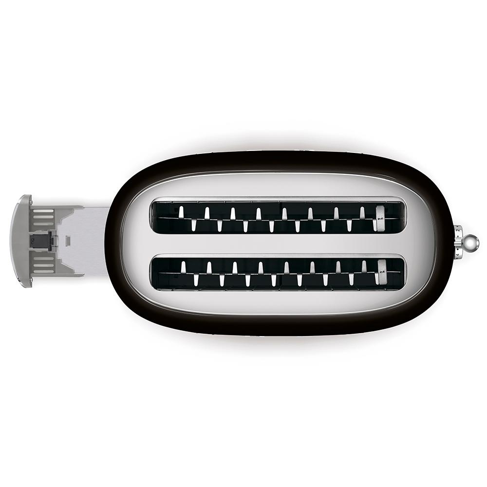 Smeg TSF02BLUS Toaster Black Tsf02Blus