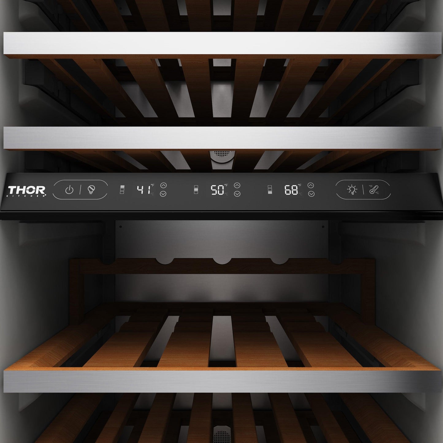 Thor Kitchen XRF24CWC Thor Kitchen 24-Inch Built-In Column Wine Cooler, Panel Ready - Xrf24Cwc