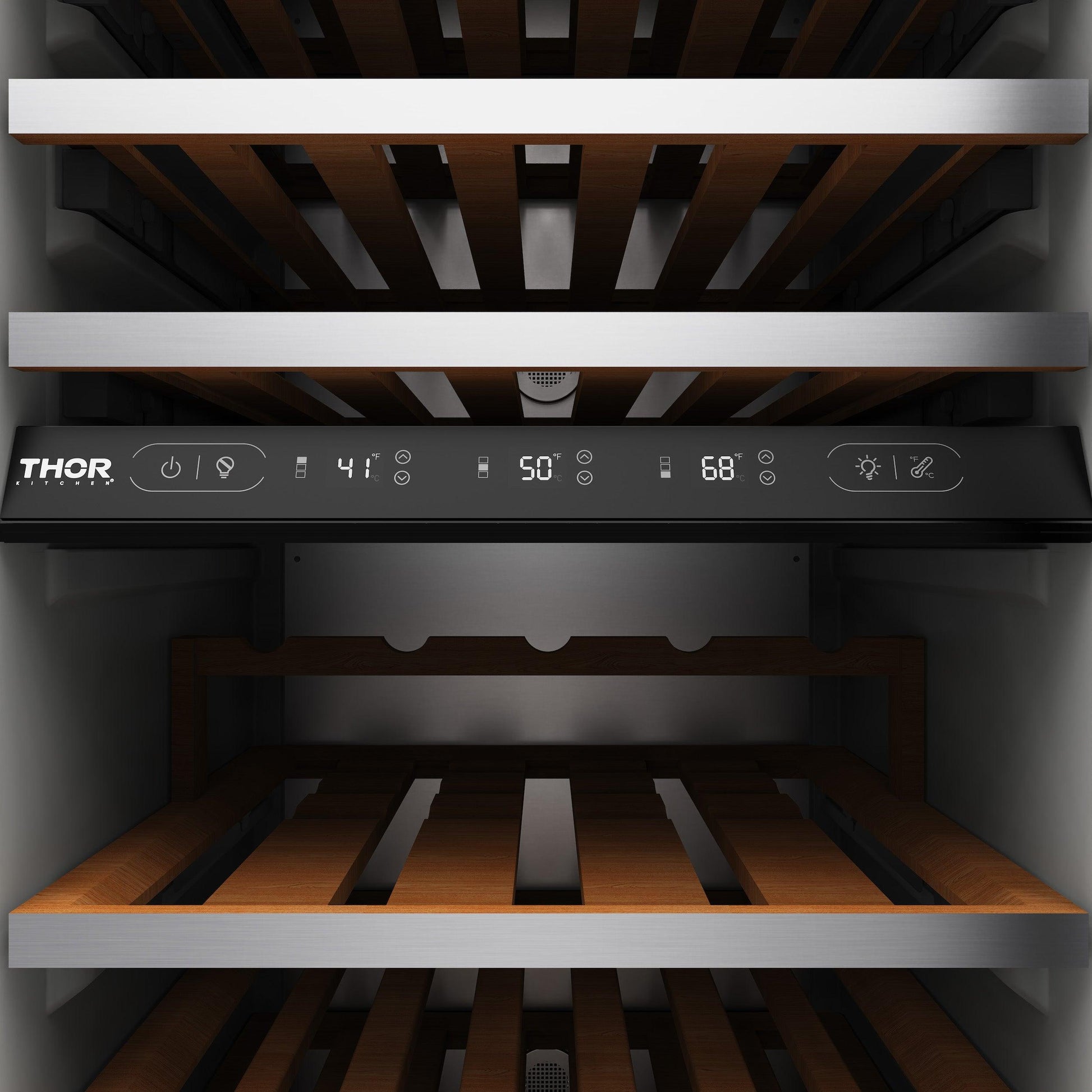 Thor Kitchen XRF24CWC Thor Kitchen 24-Inch Built-In Column Wine Cooler, Panel Ready - Xrf24Cwc