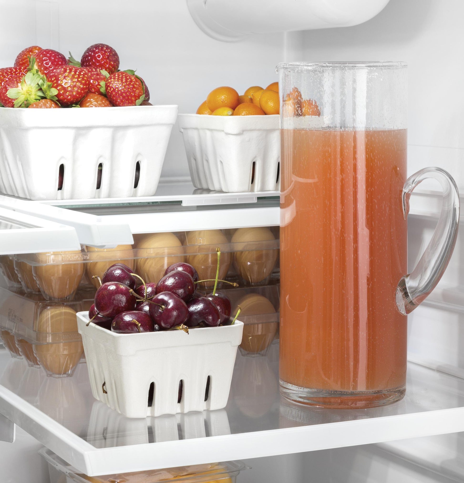 Ge Appliances GWE22JYMFS Ge® Energy Star® 21.9 Cu. Ft. Fingerprint Resistant Counter-Depth French-Door Refrigerator