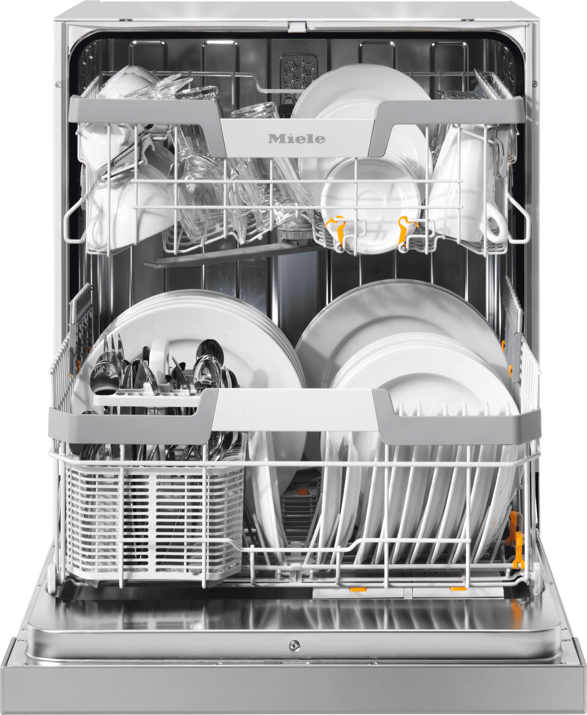 Miele PFD101U Pfd 101 U Stainless Steel - Built-Under Dishwasher, Ada Compliant, For Large Loads Of Dishware In Households, Offices And Utility Areas.