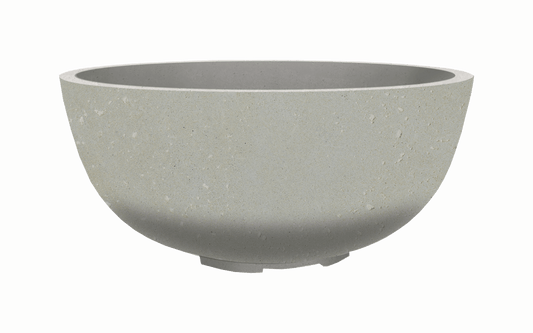 Xo Appliance XOFBWL39LS Fire Bowl 39" Natural Gas Fired Gfrc Limestone