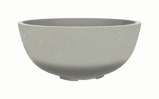 Xo Appliance XOFBWL39LS Fire Bowl 39" Natural Gas Fired Gfrc Limestone