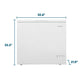 Element Appliance ECF70MD2EW Element 7.0 Cu. Ft. Chest Freezer - White (Ecf70Md2Ew)