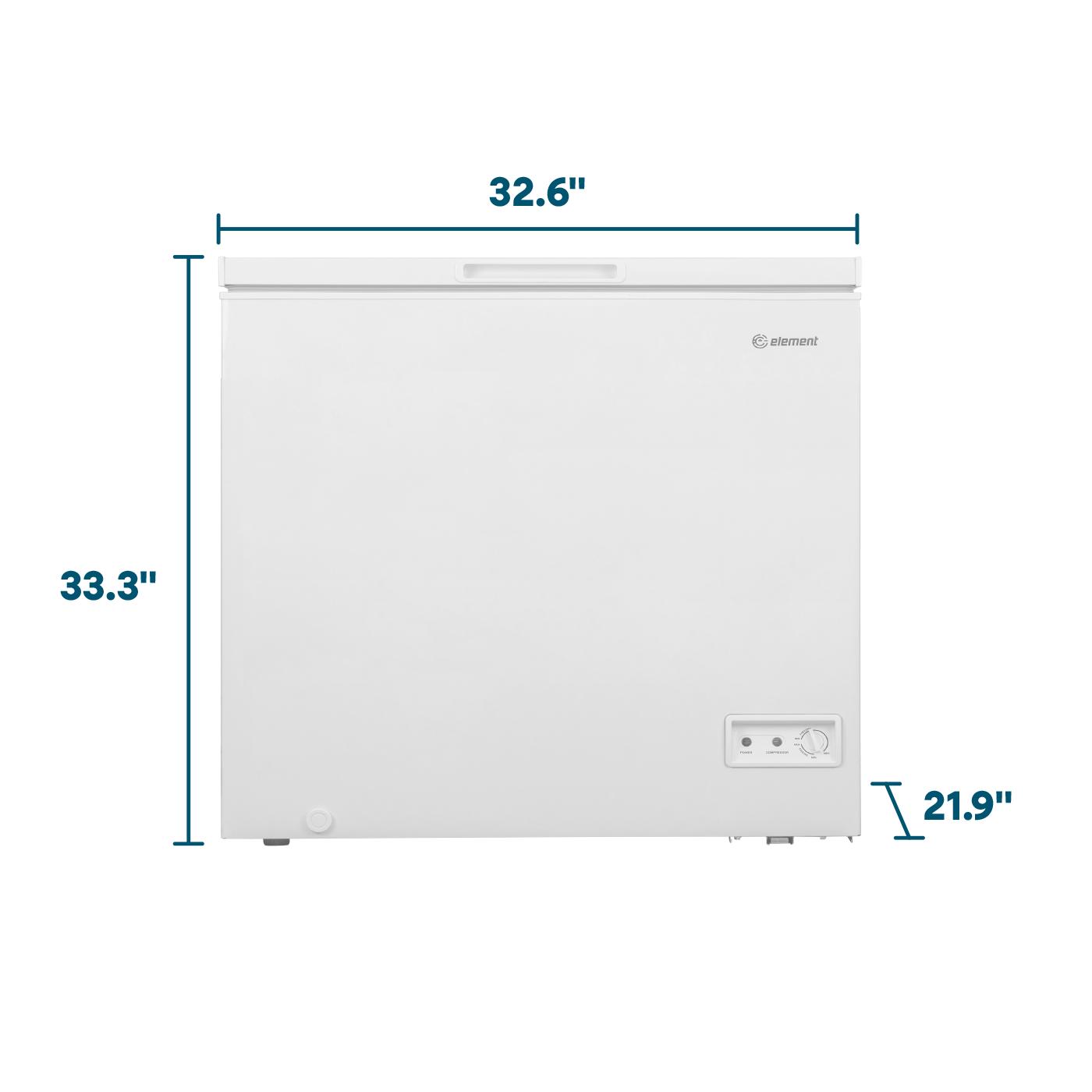 Element Appliance ECF70MD2EW Element 7.0 Cu. Ft. Chest Freezer - White (Ecf70Md2Ew)