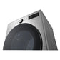 Lg DLGX5801V 7.4 Cu. Ft. Ultra Large Capacity Smart Front Load Dryer With Turbosteam®, Built-In Intelligence And Hybrid Electronic Controls With Lcd Display
