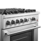 Forno FFSGS627430 Forno Giovanni 30-Inch Gas Range Stainless Steel, 5 Burners 67,000 Btu, 4.32 Cu.Ft. Convection Oven