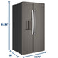 Ge Appliances GSS28NMYES Ge® 27.9 Cu. Ft. Side-By-Side Refrigerator With Extra Tall Dispenser And In-Door Icemaker