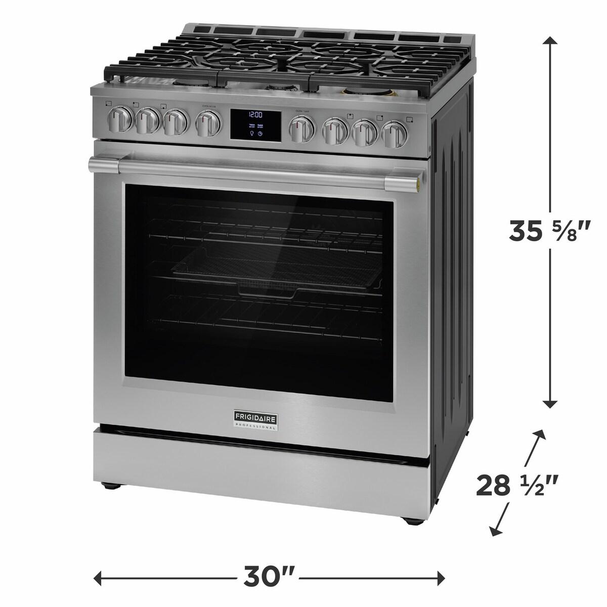 Frigidaire PCFG3080AF Frigidaire Professional 30" Gas Range With No Preheat And Air Fry