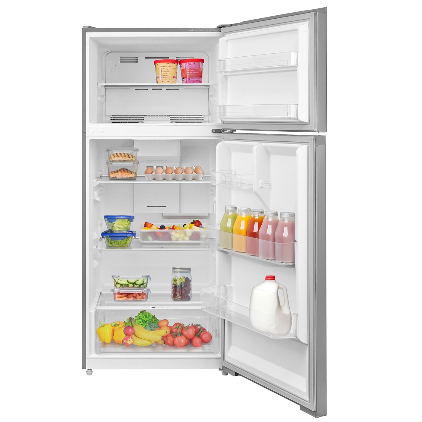 Element Appliance ERT16CGDS Element 16.0 Cu. Ft. Top Freezer Refrigerator - Stainless Steel, Energy Star