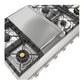 Ilve UHCP48FSSLP Ilve Uhcp48Fsslp Professional Plus Ii 48 Inch Built-In Gas Rangetop With Griddle, In Stainless Steel (Liquid Propane)
