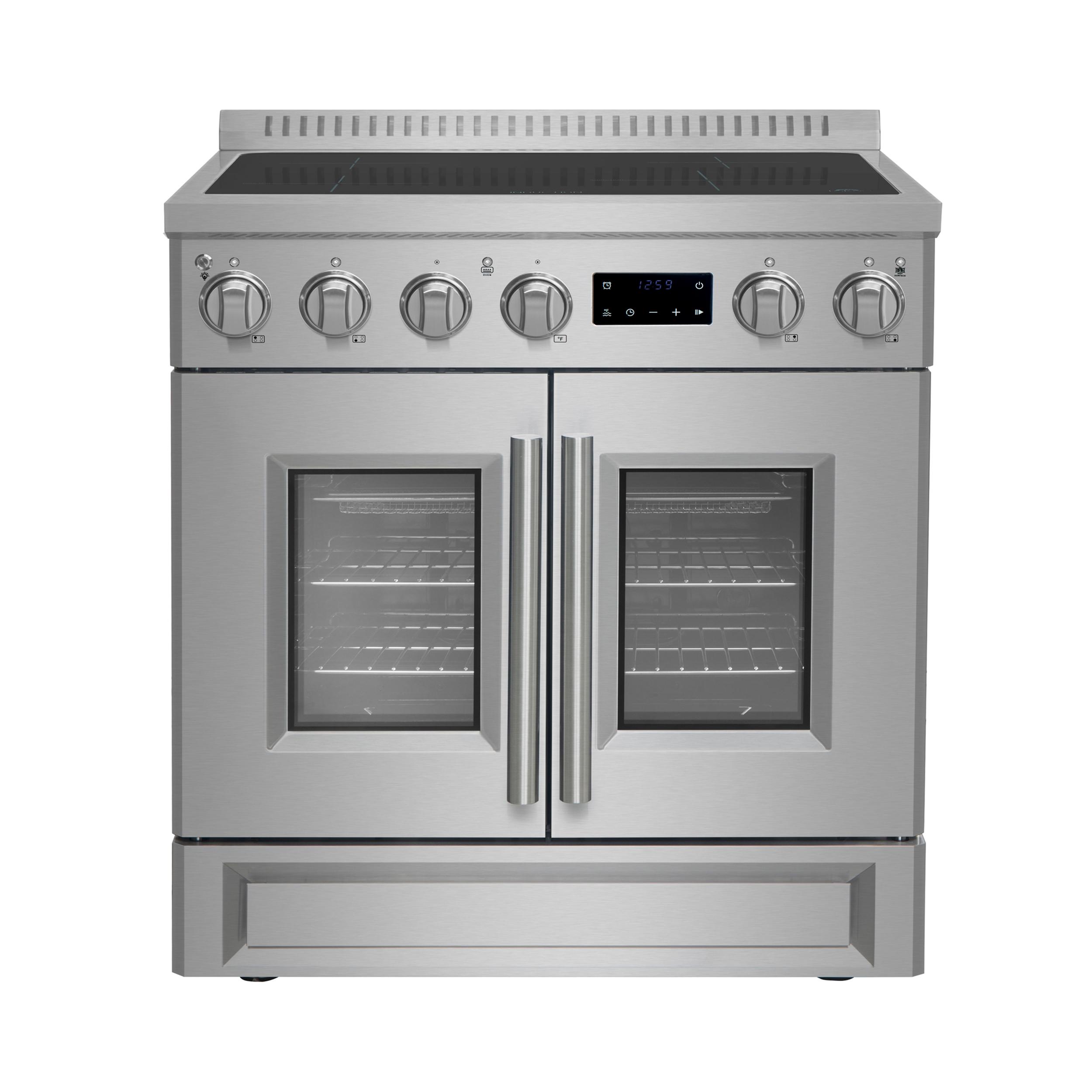 Forno FFSIN095030 Forno Torino 30 Inch French Door Induction Range With Air Fryer And True Convection Oven