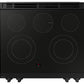 Samsung NSE6DG8100MT Bespoke 6.3 Cu. Ft. Smart Slide-In Electric Range With Precision Knobs In Matte Black Steel